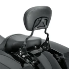 Quick Release Passenger Backrest Sissy Bar Black For Harley Electra Glide 97-08