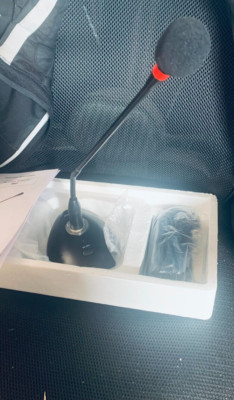 PROEL PA BMG2 - Mikrofon Tischmikrofon für x Telefonkonferenzen Kirchen, Schwarz