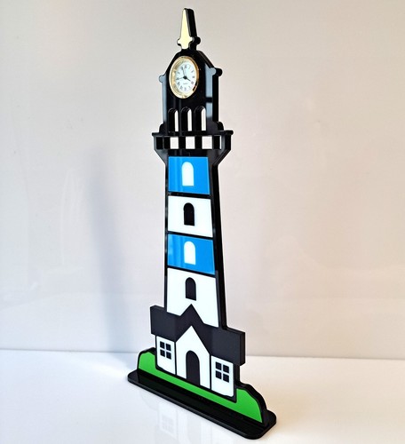 Nautical Lighthouse Clock. Seaside Lighthouse Clock. Nautical Decor. - Picture 9 of 22