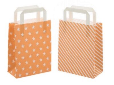 Stars Or Stripes PLUS Tissue Blue & Peach Party Favor Boutique Shop Gift Bags