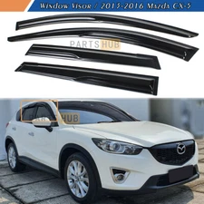For 2013-2016 Mazda CX-5 CX5 Mugen Style Window Visors Rain Guards Deflectors