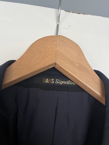 Blazer chaqueta de lana a cuadros tartán DAKS Signature EU 50 - Imagen 3 de 10