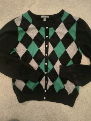 100% Kaschmir apt 9 Strickjacke L
