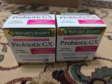 2 Nature's Bounty Gas & Bloating Formula Probiotic GX Digestive Health Exp 12/25