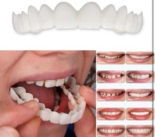 2 Pcs Instant Smile Solution, Removable Teeth Covers for Gaps  Missing Teeth