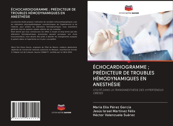MaríA Elia PéRez GarcíA (U. A.) | ÉChocardiogramme ; PrÉDicteur De Troubles...-image