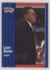 1991-92 Fleer Blank Back Larry Brown #183 0w8f