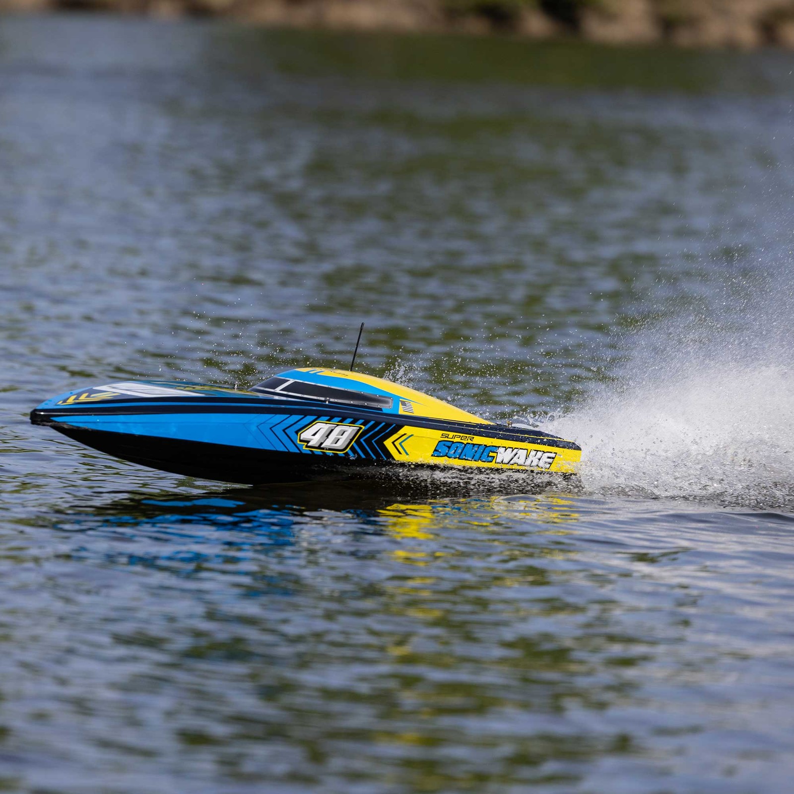 Pro Boat Super Sonicwake RC Boat 48" 8S Self Righting BL RTR   PRB08052