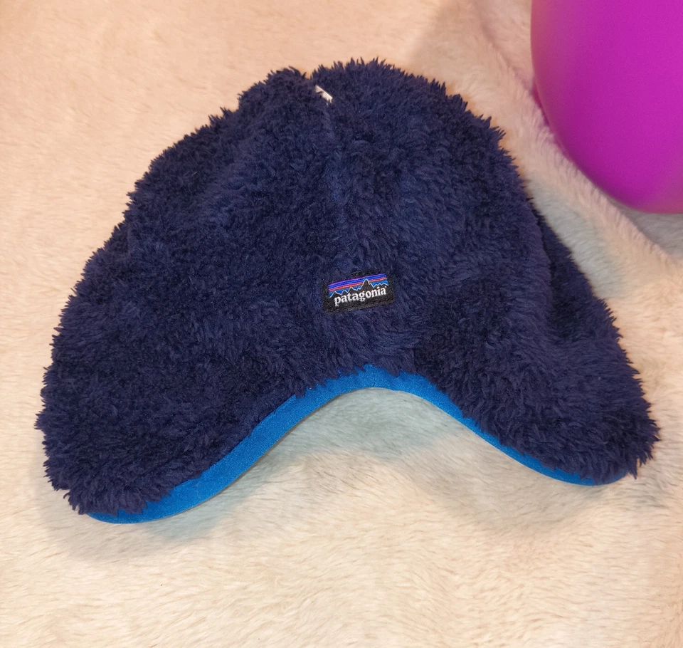 Gorro reversible azul y peludo LN Vintage/2000 Patagonia bebé (3-18 meses) Foto 4 de 4
