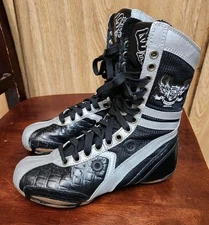 Frontline BFREE Brian Friedman Dance Sneakers Hi Top Black Silver Womens Sz 4