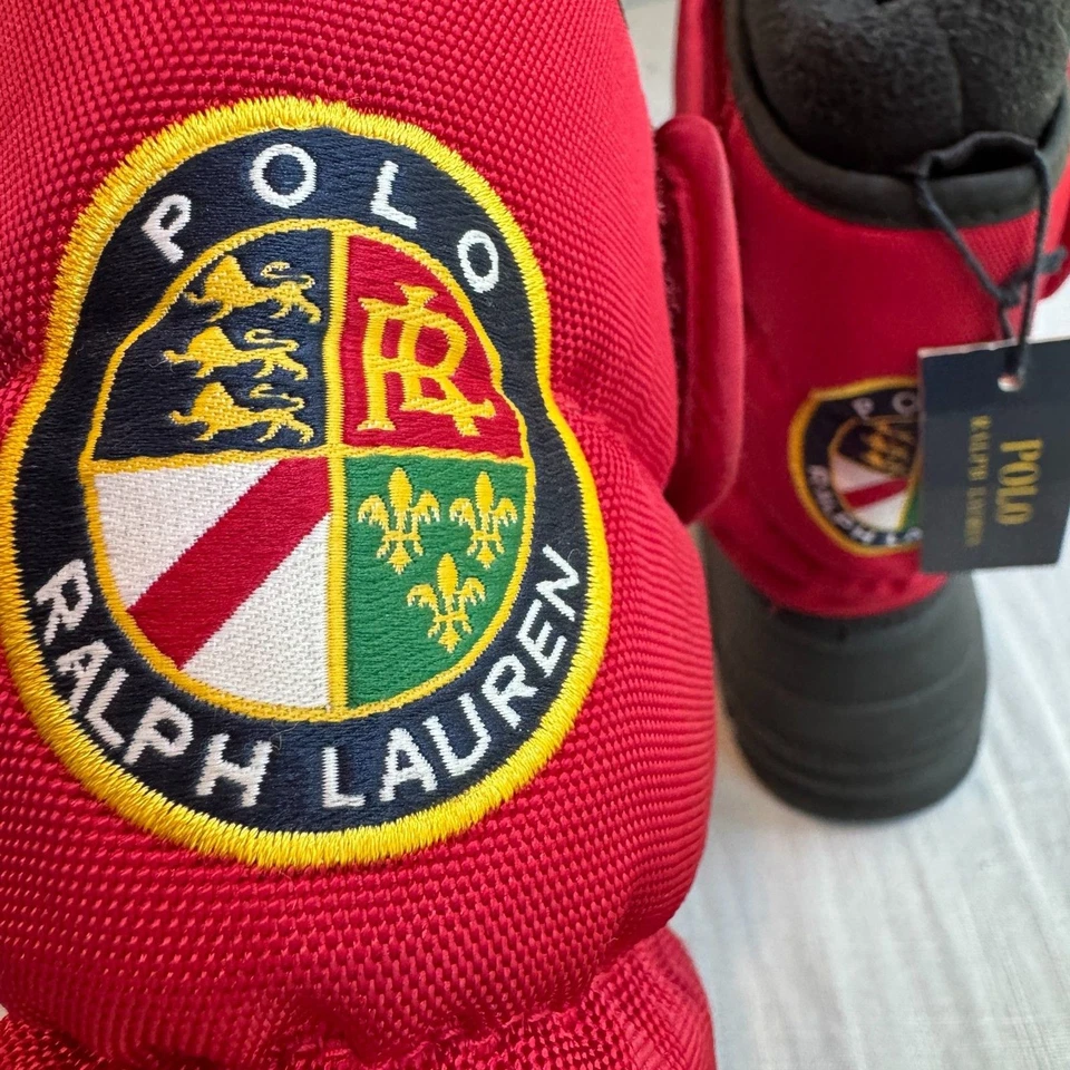 NUEVO CON ETIQUETAS Polo Ralph Lauren Niños Hamilten II EZ Botas de Nieve | Talla 5 | Forro Polar Foto 4 de 4