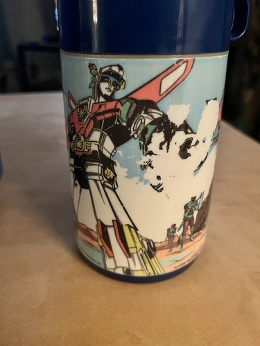 1984 Voltron Defender Of The Universe Kunststoff Brotdose mit Thermoskanne von Aladdin  - Bild 3 von 12