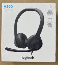 Logitech H390 Over-Ear USB-A Computer Headset w/Noise-Canceling Microphone