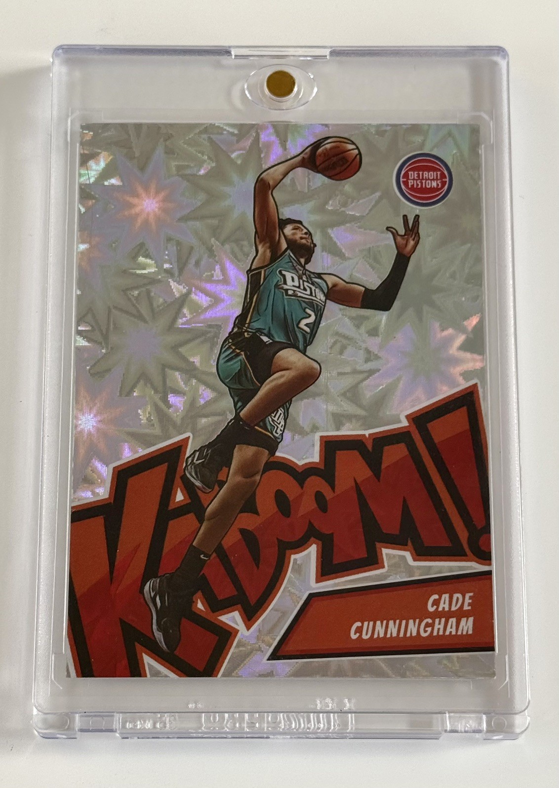 2022-23 Panini Crown Royale Cade Cunningham Kaboom SSP #10 Pistons