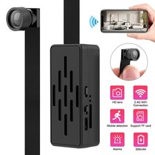1080P Mini WiFi Camera Hotspot WiFi Connection Motion Alert Audio Flexible Lens