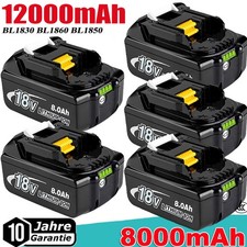 4x Indicatore Led Originale 18V 8Ah per Batteria Makita BL1860B 197422-4 BL1850B BL1830