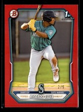 Ricardo Cova 2026 Bowman Baseball 1st Paper Prospects Red Border 2/5 [jyc16