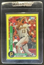 2021 Topps Brooklyn Ke Bryan Hayes RC Chartreuse Rookie #/99 Pirates