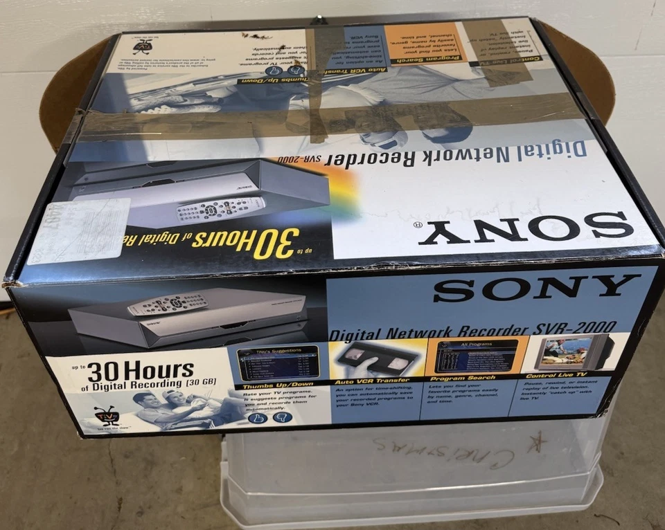 Grabadora de video digital Sony SVR-2000 TiVo 30 GB - sin control remoto - sin cable de alimentación Foto 3 de 4