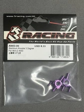 3 Racing AWD-06 Aluminum Knuckle 3 Degree For Kyosho Mini-Z AWD