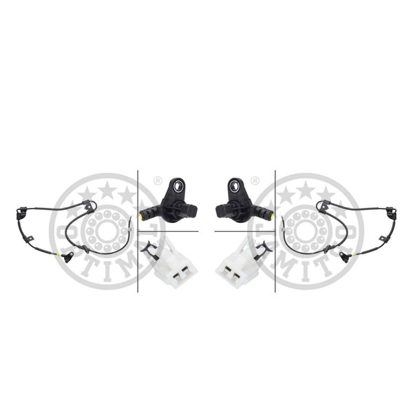 Optimal ABS Sensor Raddrehzahl Set Links Rechts FüR KIA Sportage Hyundai Tucson-image