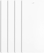 82.5" White Vertical Blinds Replacement Slats Sliding Door Window 4 Pack