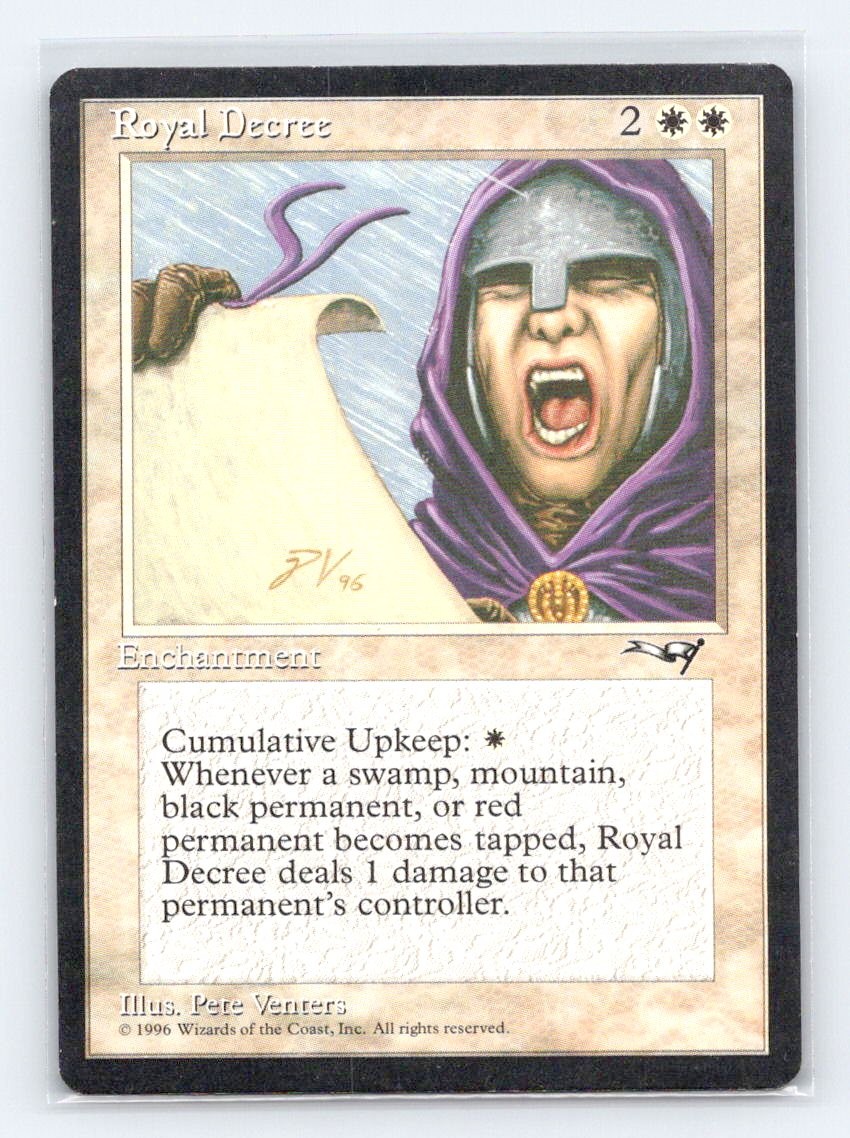 Royal Decree Rare Alliances Magic: The Gathering Near Mint