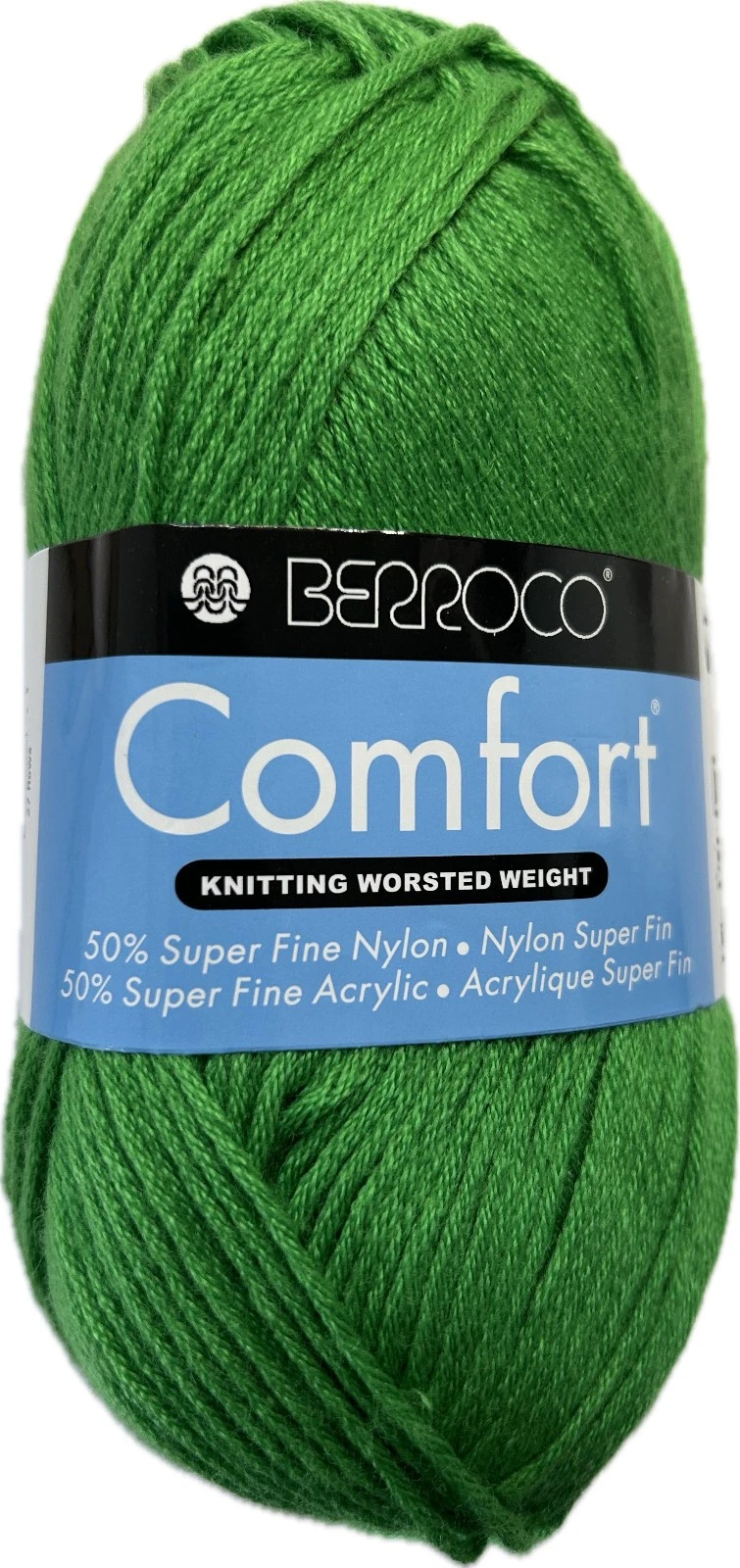 LOT of 7 new balls BERROCO COMFORT YARN 9751 Grass Worsted Weight dyelot3395 - product detail image 1