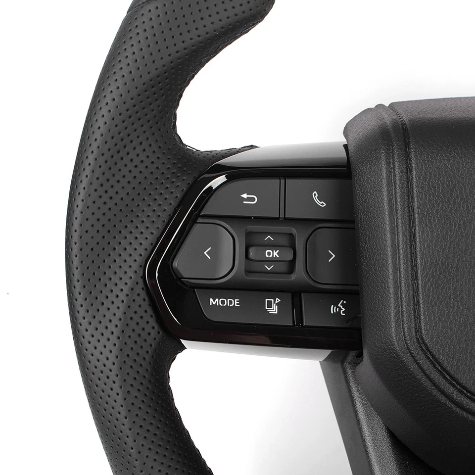 Leather Steering Wheel For Toyota GT 86 FORTUNER FJ Cruiser HIACE Land Cruiser - Image 3 of 4