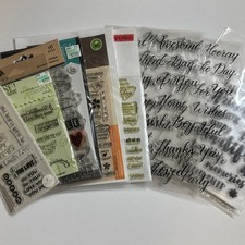 Clear Stamps Bundle Craft Stamps for Card Making