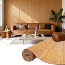Ultac Natural Bamboo Wall Panel For Interior Wall Decor Pole Wrap Wainscoting