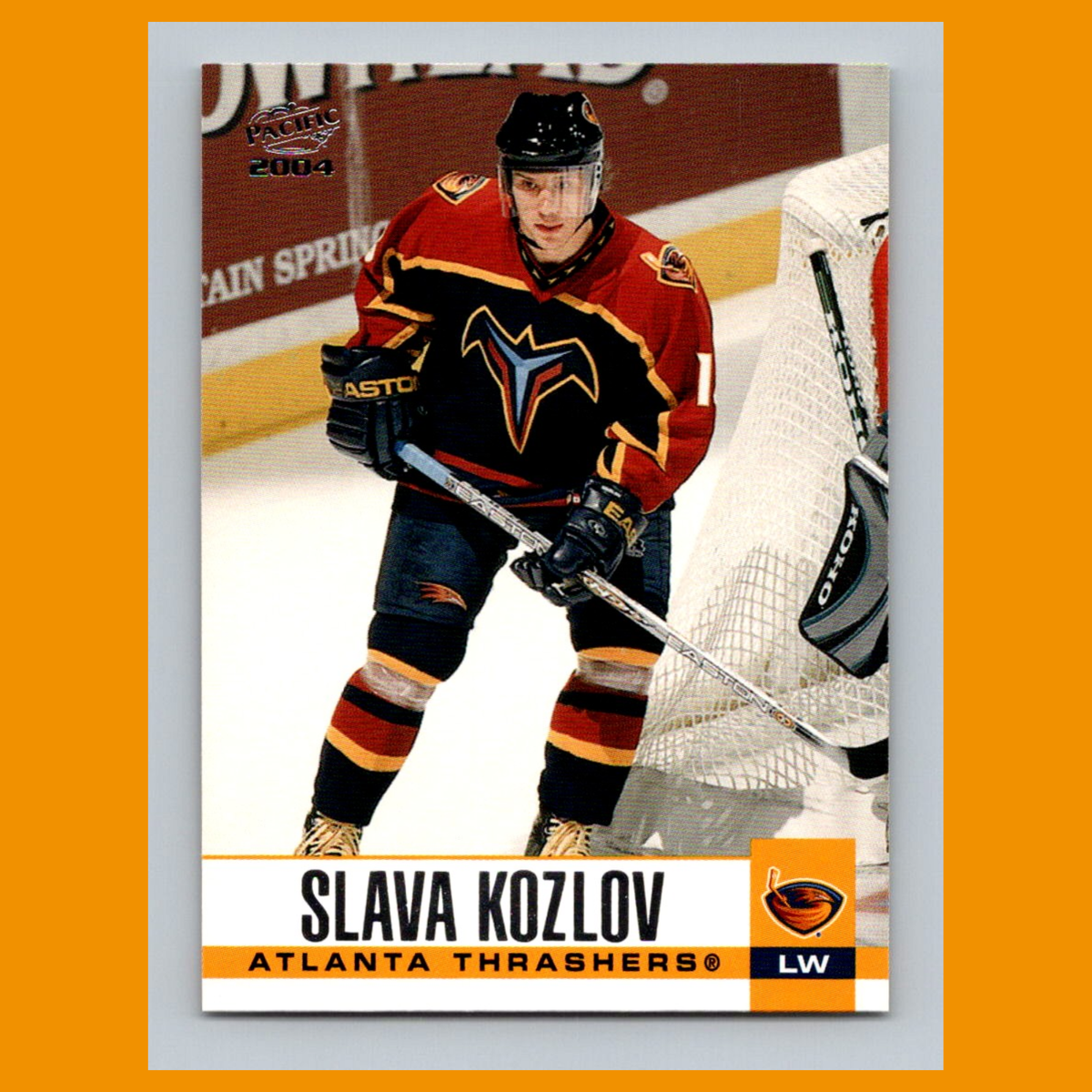 NHLカード Slava Kozlov #17 2003-04 Pacific Atlanta Thrashers Hockey Card NHL