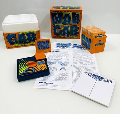 VINTAGE Mad Gab Game COMPLETE Patch Products 1995 Party Game