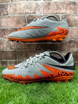 Nike Hypervenom Phelon II 749896-080 Fußballschuhe Herren UK 9,5 Wolf Grey Orange
