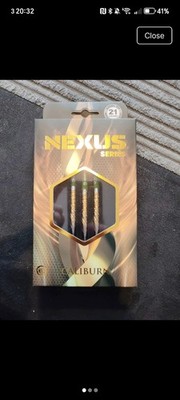 Caliburn Nexus Darts 21g Tungsten Steel Tip Darts Set