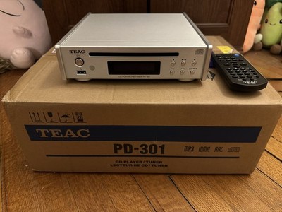 TEAC PD-301 CD player Silver US Seller