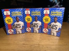 LOT OF 3 1991 All World Canadian Football CFL Factory Sealed 110-Card Set ISMAIL
