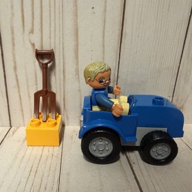 Lego Duplo My First Farm Set 6141 With Cow Pig Sheep Rooster Animal Figure Fence