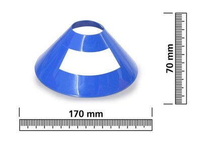 Markierungsteller JAMARA 460526 blau 4er Set stapelbar robust Verkehrssicherheit
