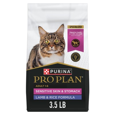 Cat Food Sensitive Skin & Stomach Lamb & Rice Dry