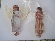 Heaven's Little Angels BRADFORD Exchange Angel's Caring Angel's Prayer numerada