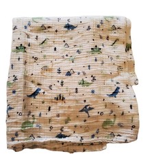 Cloud Island Muslin 100 Cotton Swaddle Blanket Dinosaurs Lovey Security