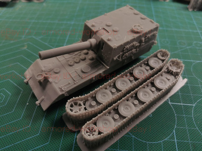 3D Printed 1/72 D series self-propelled artillery GWE-100 (Type 2 tank Unpainted