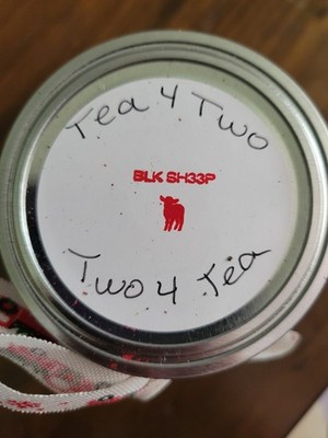 Tea 4 Two & Two 4 Tea Drink Holiday Gift Set New By BLK SH33P!