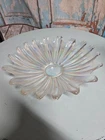Vintage Federal Glass Iridescent Carnival Celestial Sunburst Glass 11” Bowl