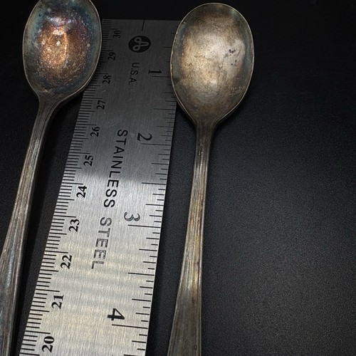 Hotel Plate Oneida Silverplate Set of 2 Spoons - Picture 4 of 8