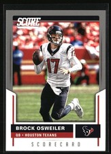 2017 Score #128 Brock Osweiler Scorecard