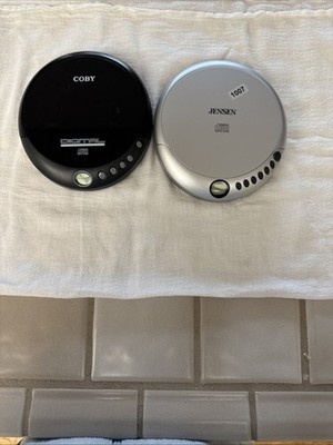 Jensen CD36 and Coby GX-1CD109 Portable CD Player 2 Total