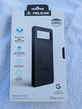 Pelican Protector Rugged Case for Google Pixel 6 Black Shockproof Dual Layer