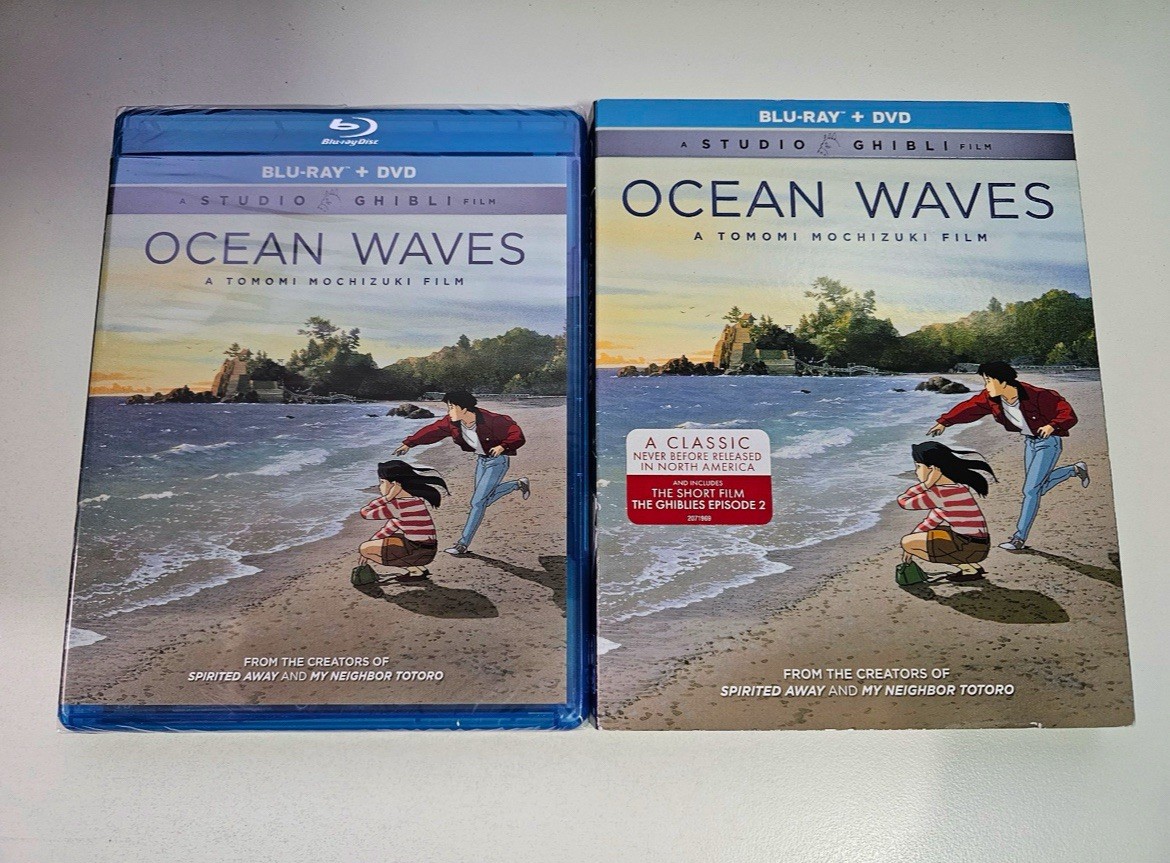 Ocean Waves Blu-ray DVD GKIDs Studio Ghilbli Rare OOP Anime NEW